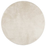 Vidaxl Rug Oviedo Low -Pile Ø 80 cm beige