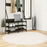 Vidaxl Rug Oviedo Low -Pile Ø 160 cm beige