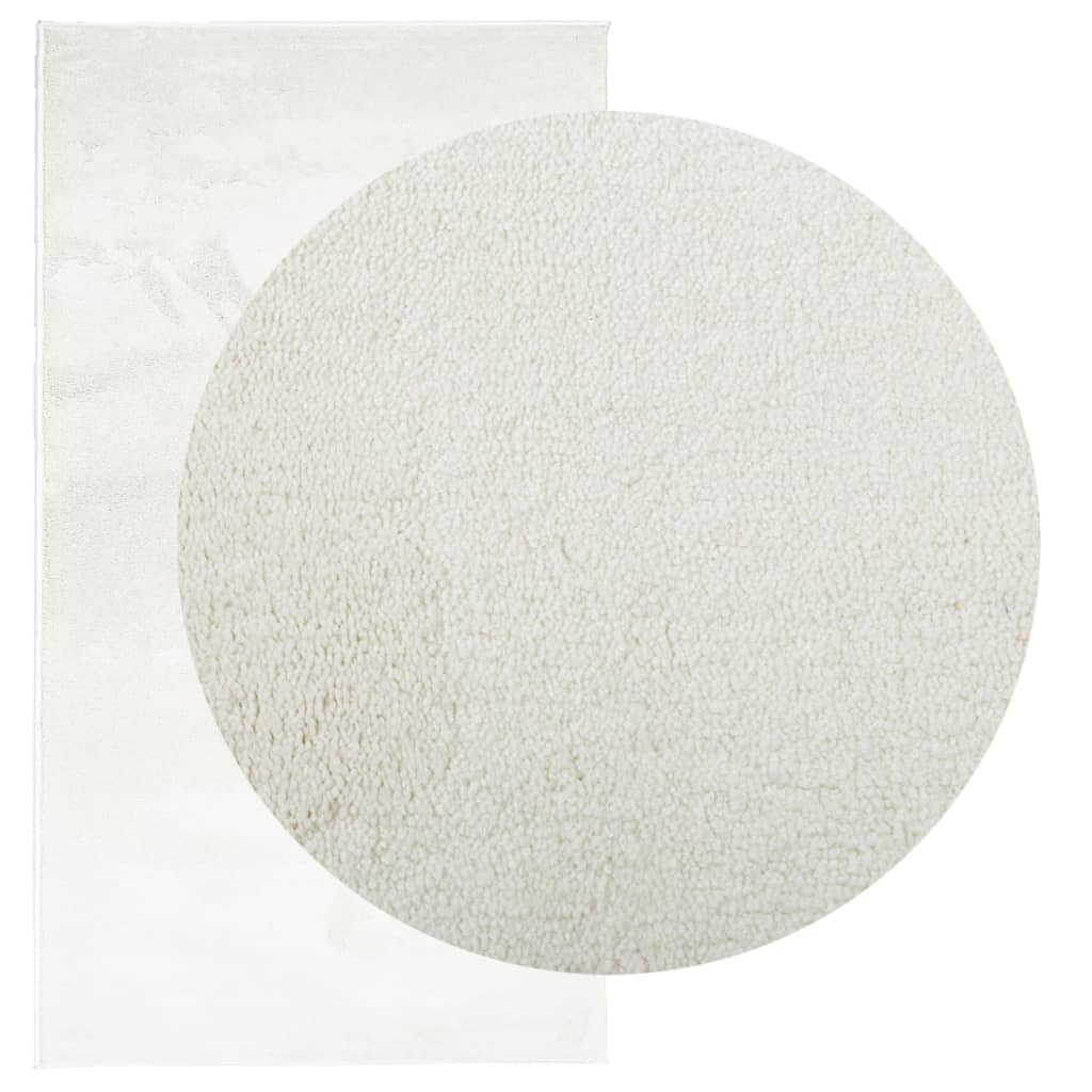 Vidaxl Rug Oviedo Low -Pile 60x110 cm creme -farvet