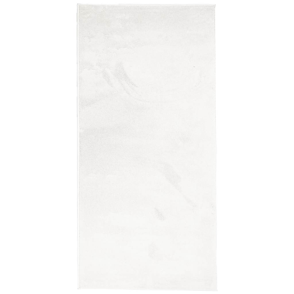 Vidaxx Teppich Oviedo Niederflor 100x200 cm Creme