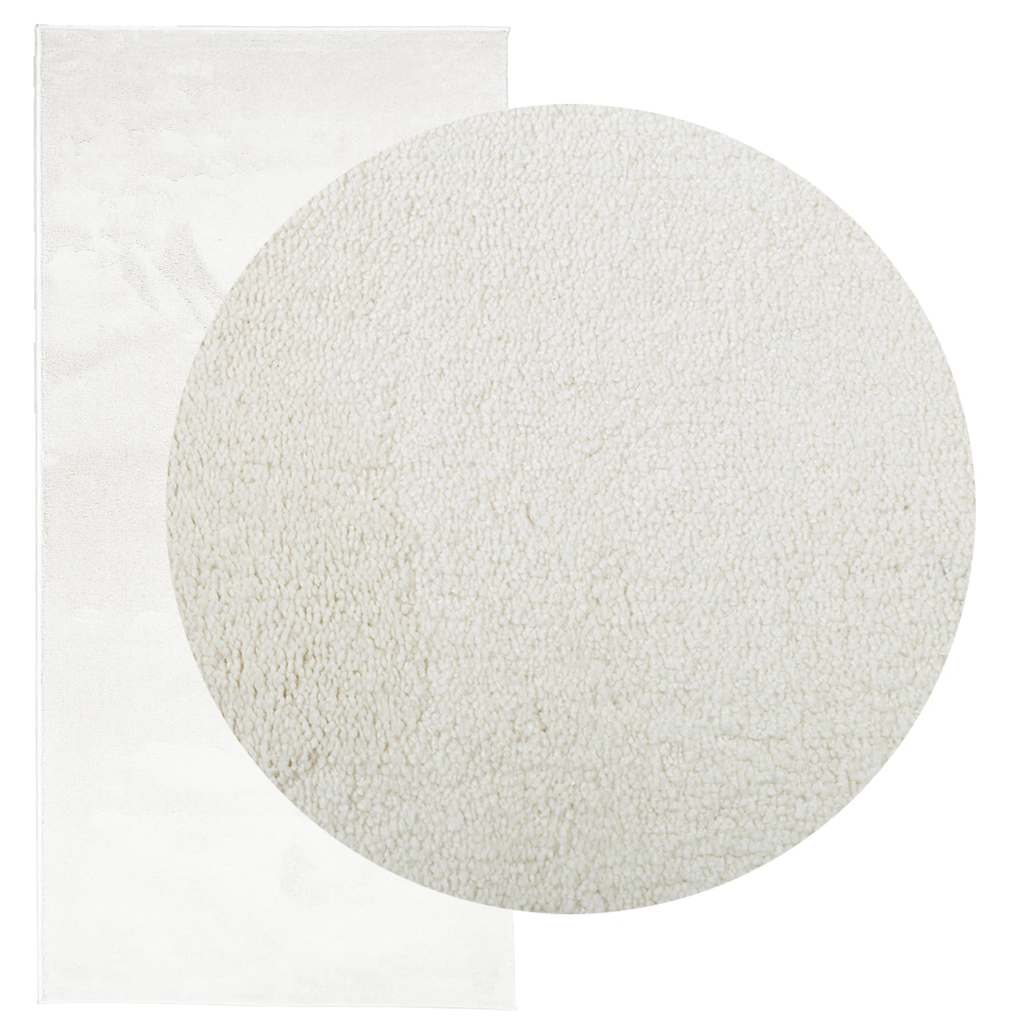 Vidaxx Teppich Oviedo Niederflor 100x200 cm Creme
