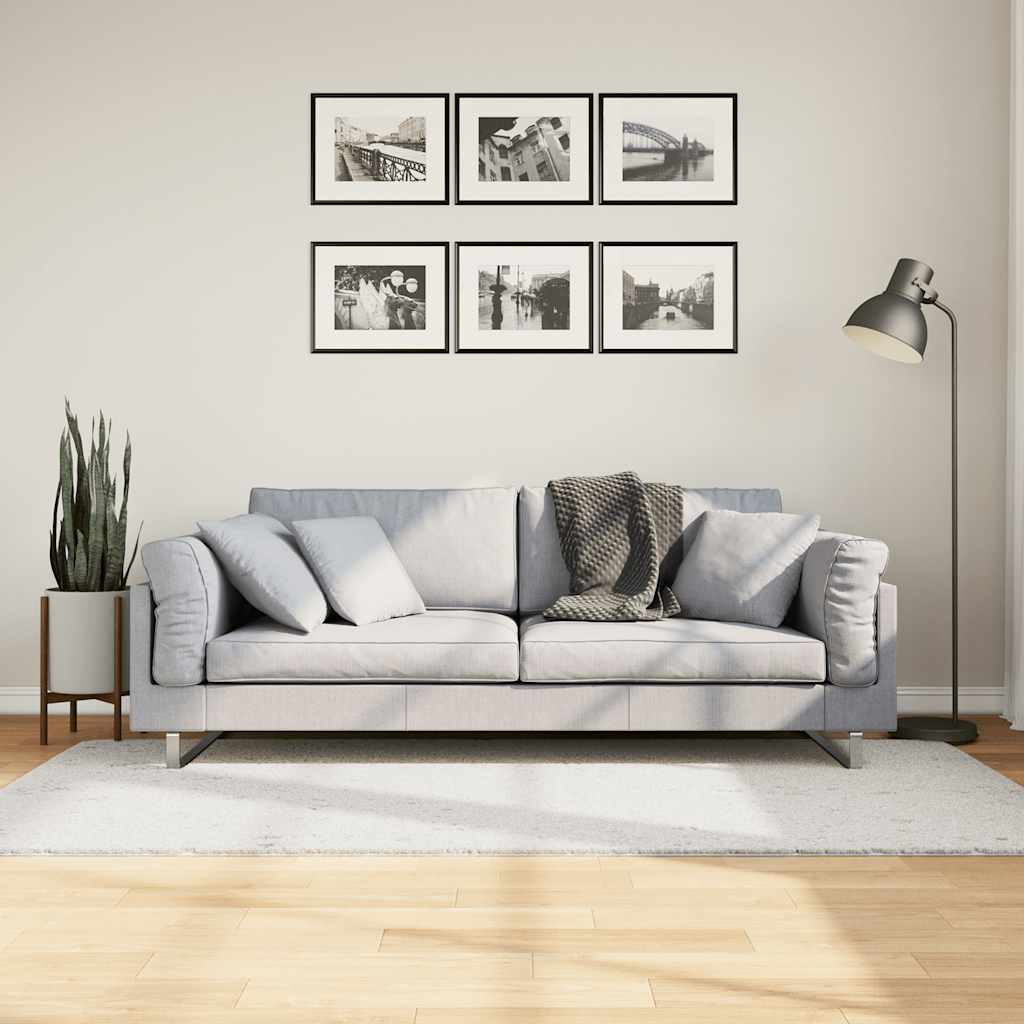 Vidaxx Teppich Oviedo Niederflor 100x200 cm Creme