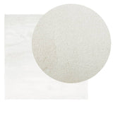 Vidaxl RUG OVIEDO BAJO Pile 120x120 cm de crema -Colorada