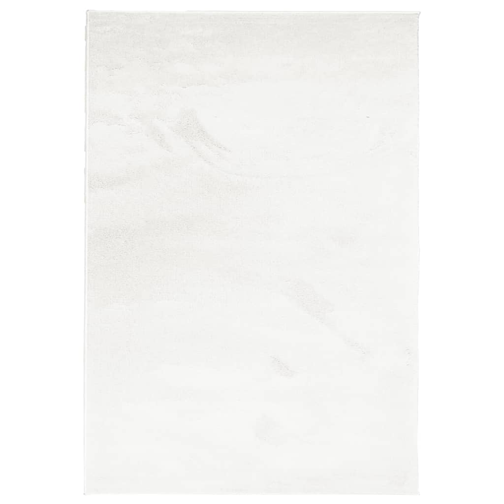 Vidaxl rug Oviedo Low -pile 120x170 cm cream -colored