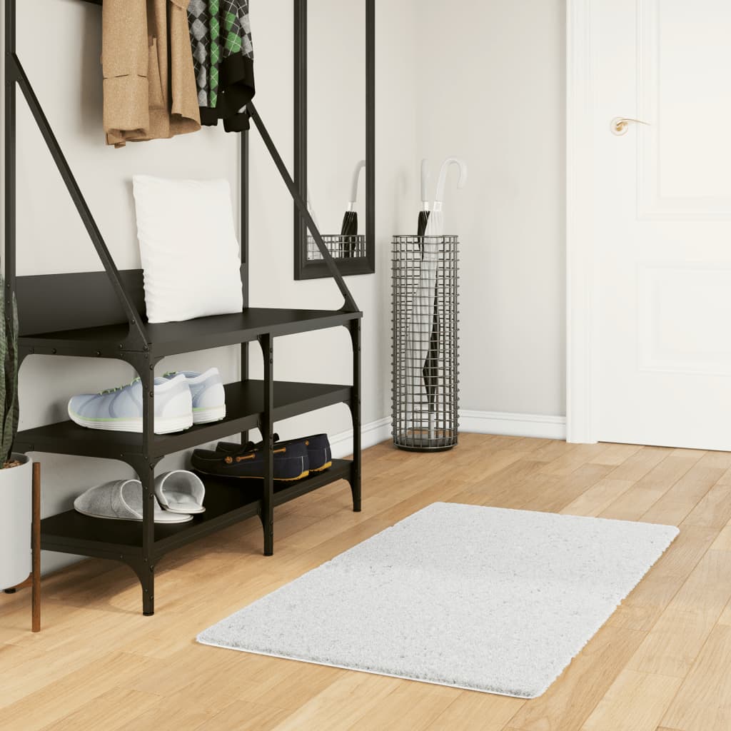 VidaXL Teppich Oviedo Niederflor 60x110 cm grau