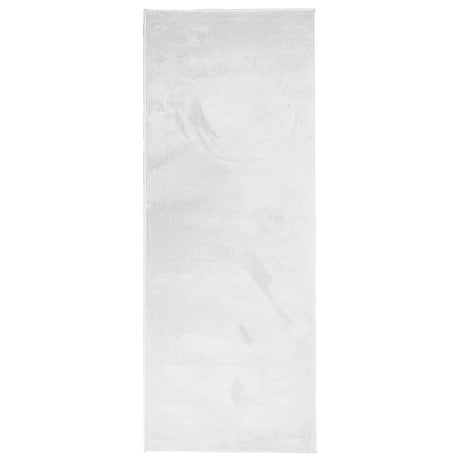 VidaXL Teppich Oviedo niedriger Flor 80x200 cm grau