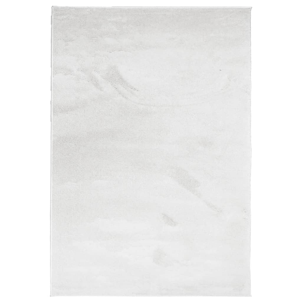 VidaXL Teppich Oviedo Niederflor 140x200 cm grau