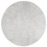 Vidaxl rug ovedo niddereg -pile Ø 80 cm Grey