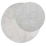 Vidaxl rug Oviedo Low -pile Ø 100 cm Gray