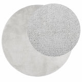 Vidaxx Teppich Oviedo Niederflor ø 200 cm grau