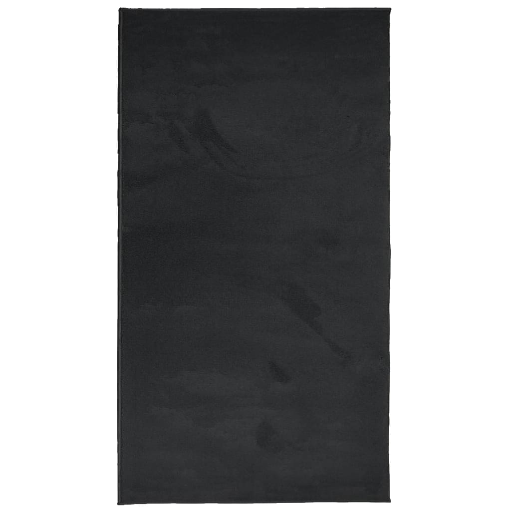 VidaXL Teppich Oviedo Niederflor 60x110 cm schwarz