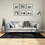 Vidaxx Teppich Oviedo Niederflor 120x170 cm schwarz