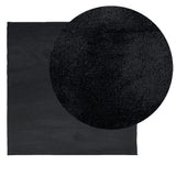 VidaXL Teppich Oviedo Niederflor 160x160 cm schwarz