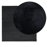 VIDAXL RAG OVIDO LOW -PILE 200x200 cm nero