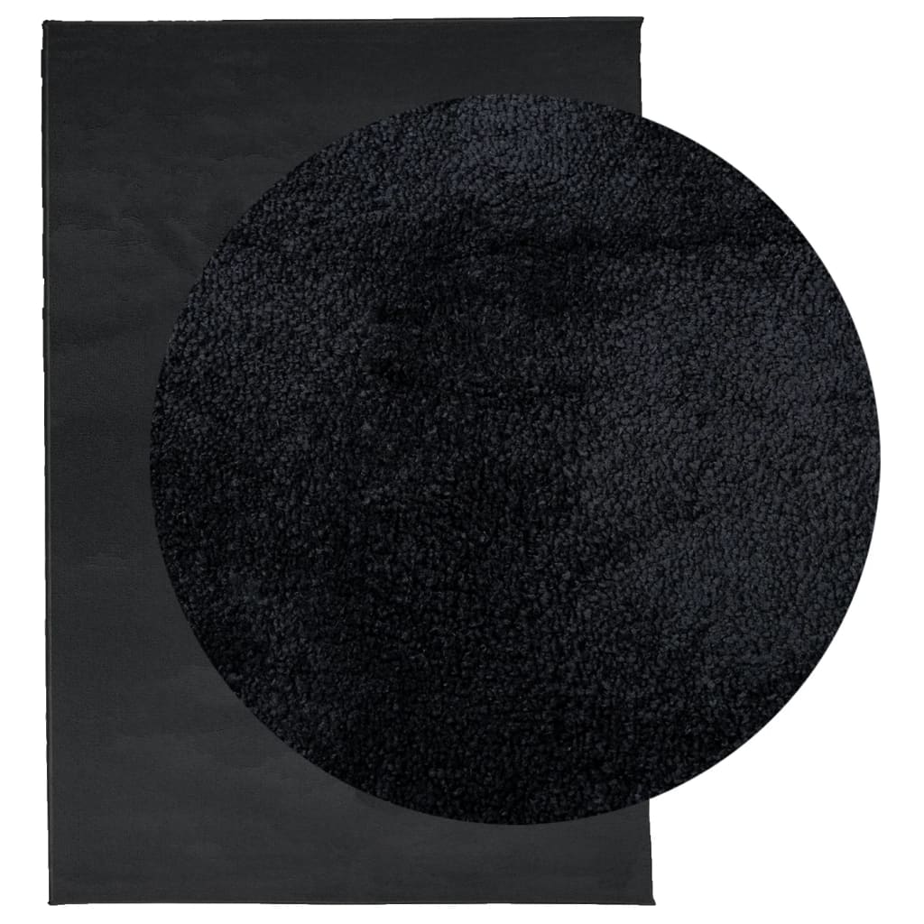 VidaXL Teppich Oviedo Niederflor 200x280 cm schwarz