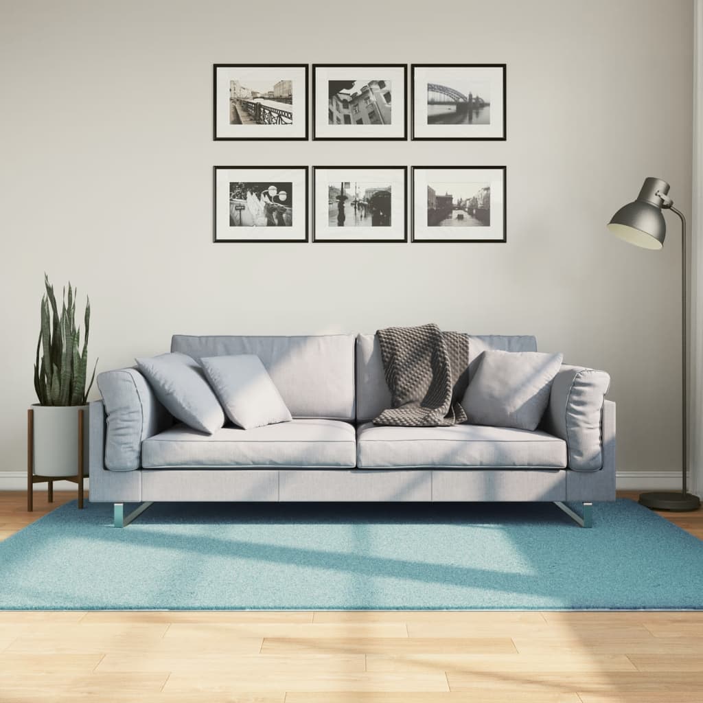 VidaXL Teppich Oviedo Niederflor 140x200 cm grün
