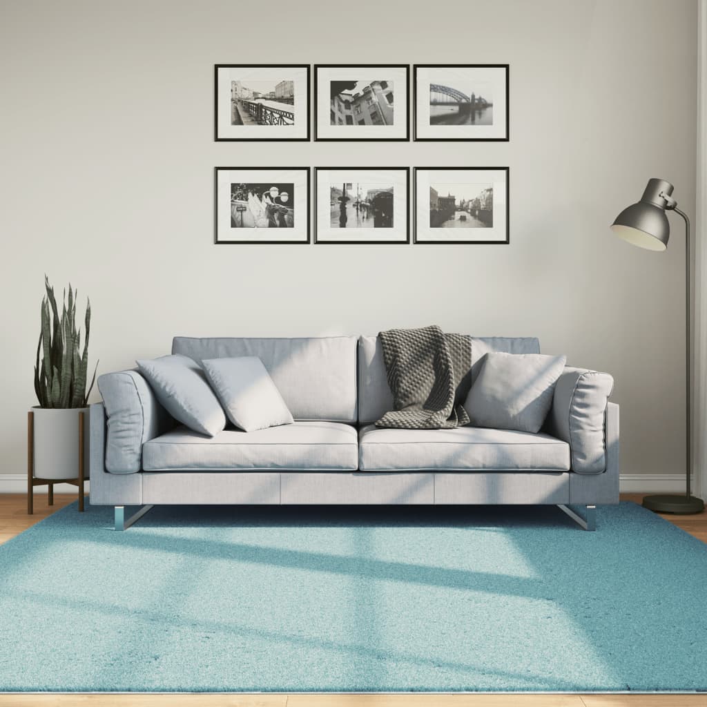 Vidaxl Rug Oviedo Low -Pile 200x200 cm grøn