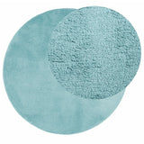 VidaXL Teppich Oviedo niedriger Flor ø 120 cm grün