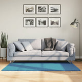 VidaXL Teppich Oviedo Niederflor 80x150 cm Türkis