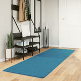 VidaXL Teppich Oviedo Niederflor 80x250 cm Türkis