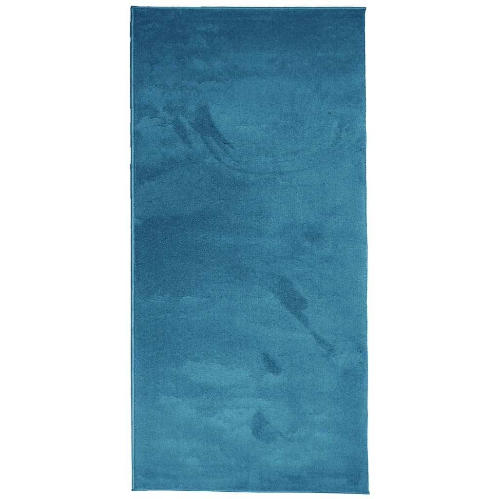 Vidaxl rug Oviedo Low -pile 100x200 cm Turquoise