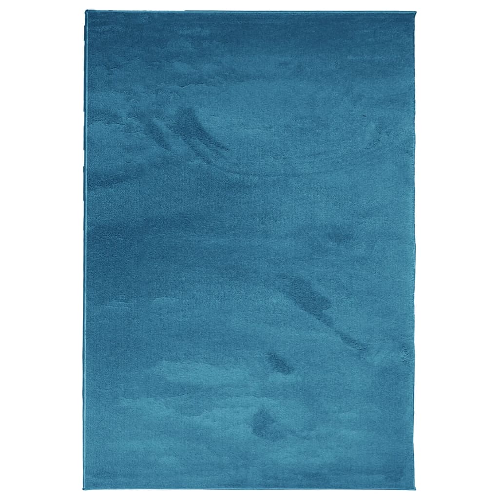 Rapis Vidaxl Oviedo Low -Pile 120x170 cm turquoise