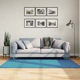 VidaXL Teppich Oviedo Niederflor 120x170 cm Türkis