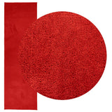 VidaXL Teppich Oviedo niedriger Flor 80x250 cm rot
