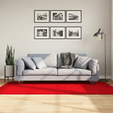 VidaXL Teppich Oviedo niedriger Flor 100x200 cm rot