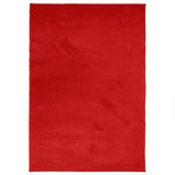 VidaXL Teppich Oviedo niedriger Flor 140x200 cm rot