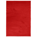 VIDAXL RAG OVIDO LOW -PILE 160x230 cm rosso