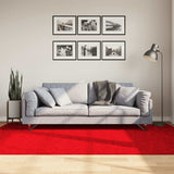 VidaXL Teppich Oviedo niedriger Flor 160x230 cm rot