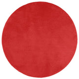 VidaXL Teppich Oviedo niedriger Flor ø 120 cm rot