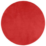 Vidaxl rug Oviedo Low -pile Ø 160 cm Red