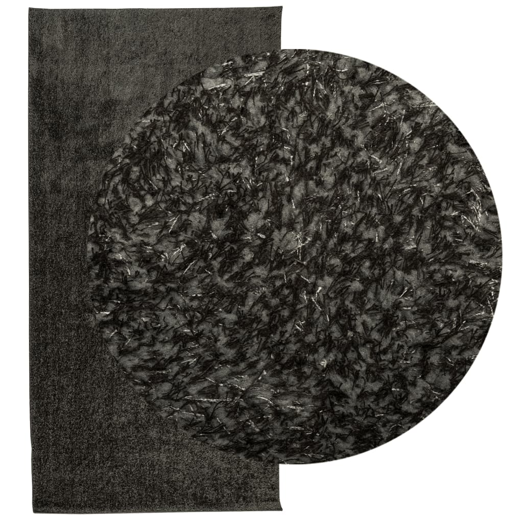 Vidaxx Teppich Istan Hochflor glänzend 100x200 cm Anthrazit