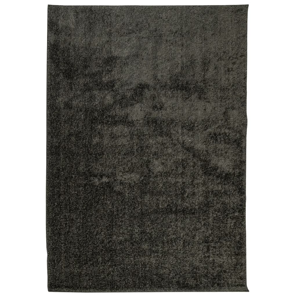 Vidaxx Teppich Istan Hochflor glänzend 160x230 cm Anthrazit