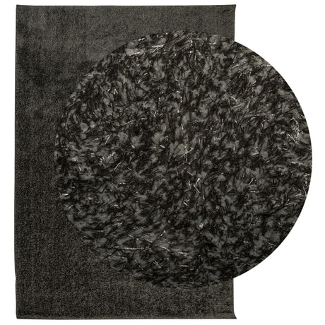 Vidaxx Teppich Istan Hochflor glänzend 160x230 cm Anthrazit