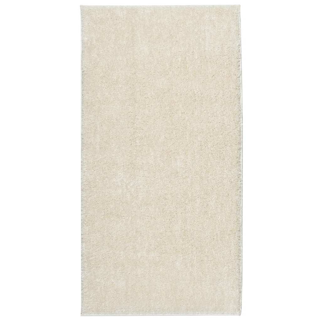 Vidaxx Teppich istan Hochflor glänzend 80x150 cm cremefarben