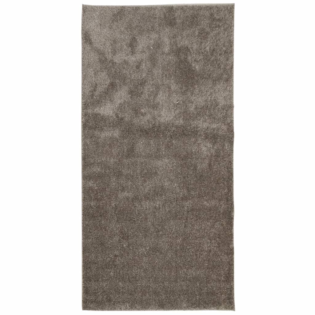 Vidaxx Teppich istan Hochflor glänzend 100x200 cm grau