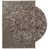 VidaXL Teppich istan Hochflor glänzend 120x170 cm grau