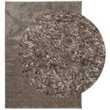 VidaXL Teppich istan Hochflor glänzend 240x340 cm grau