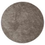 Vidaxl Teppich istan Hochflor glänzend ø 80 cm grau