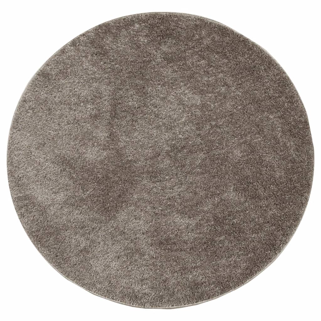 Vidaxl tapis Istan High Pile Glossy Ø 100 cm Gray