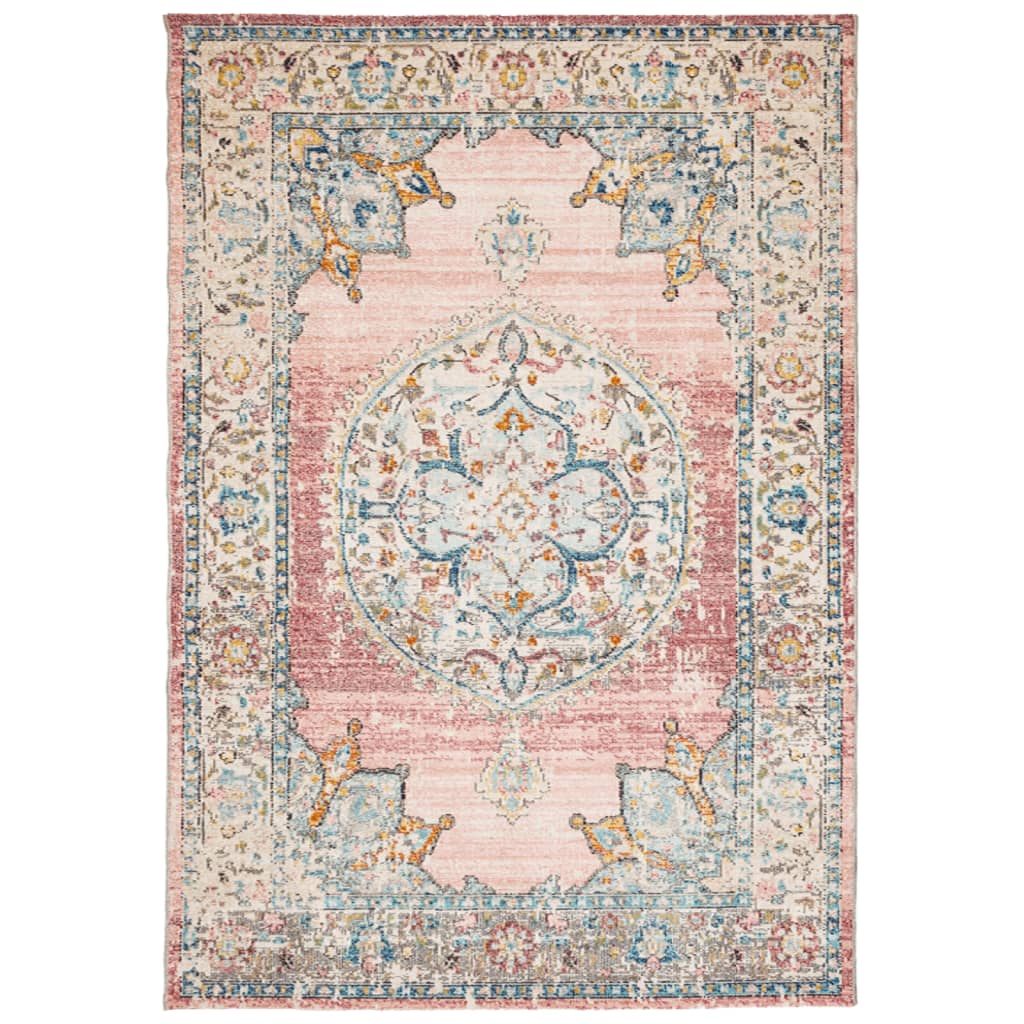 Vidaxl Carpet Arbizu Inde i og uden for vintage stil 140x200 cm