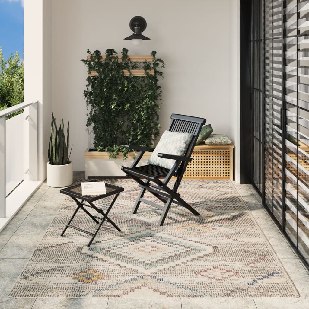 Vidaxl tapis arbizu à l'intérieur et à l'extérieur du style vintage 200x280 cm