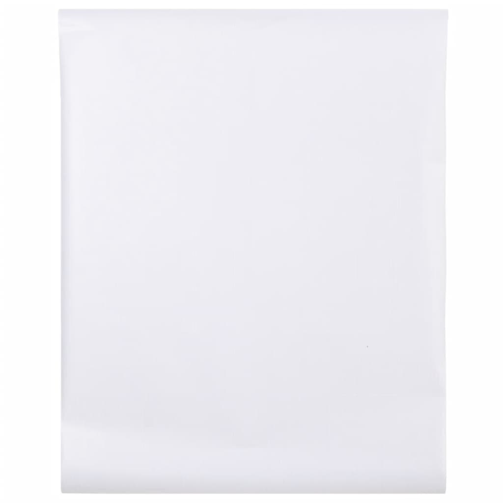 Película de ventana de Vidaxl Matt 60x500 cm PVC White