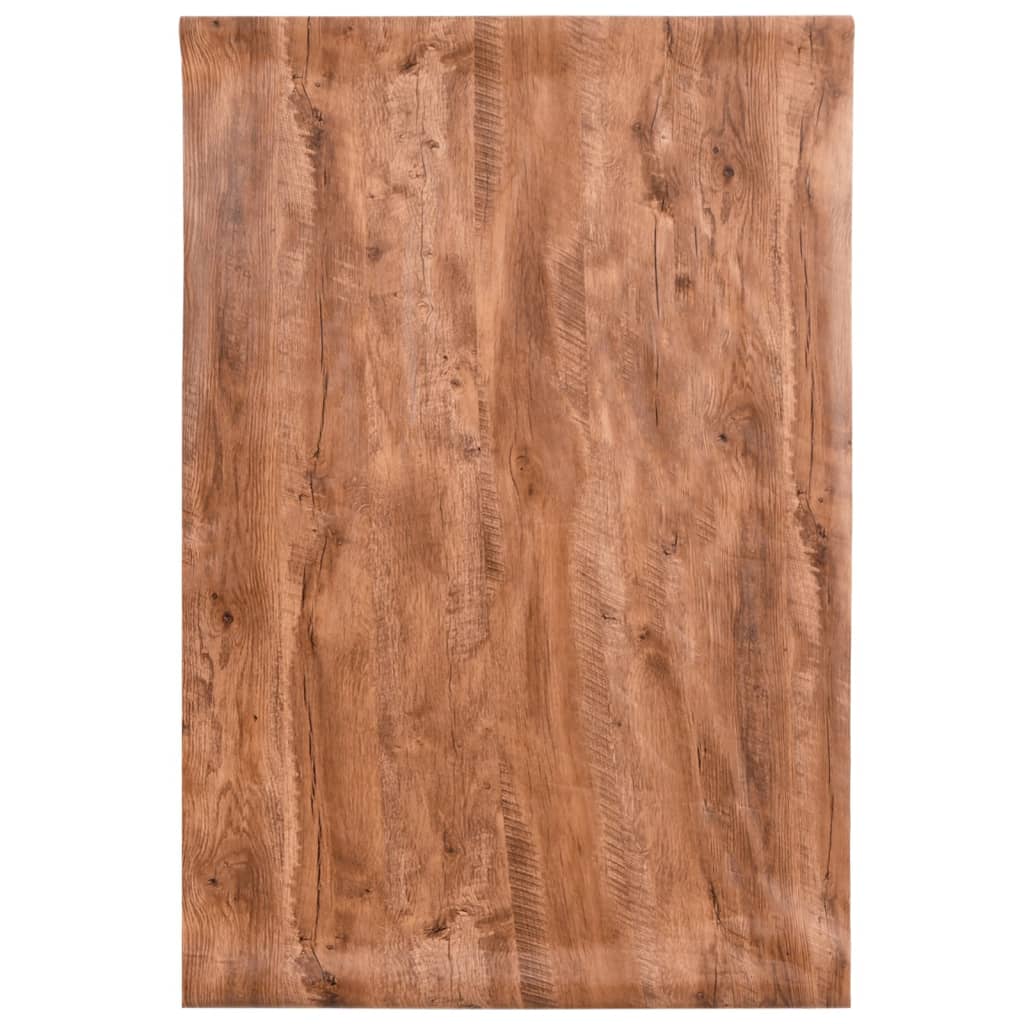 Vidaxl Möbelöl Selbstadhäsiv 90 x 500 cm PVC Holz Look