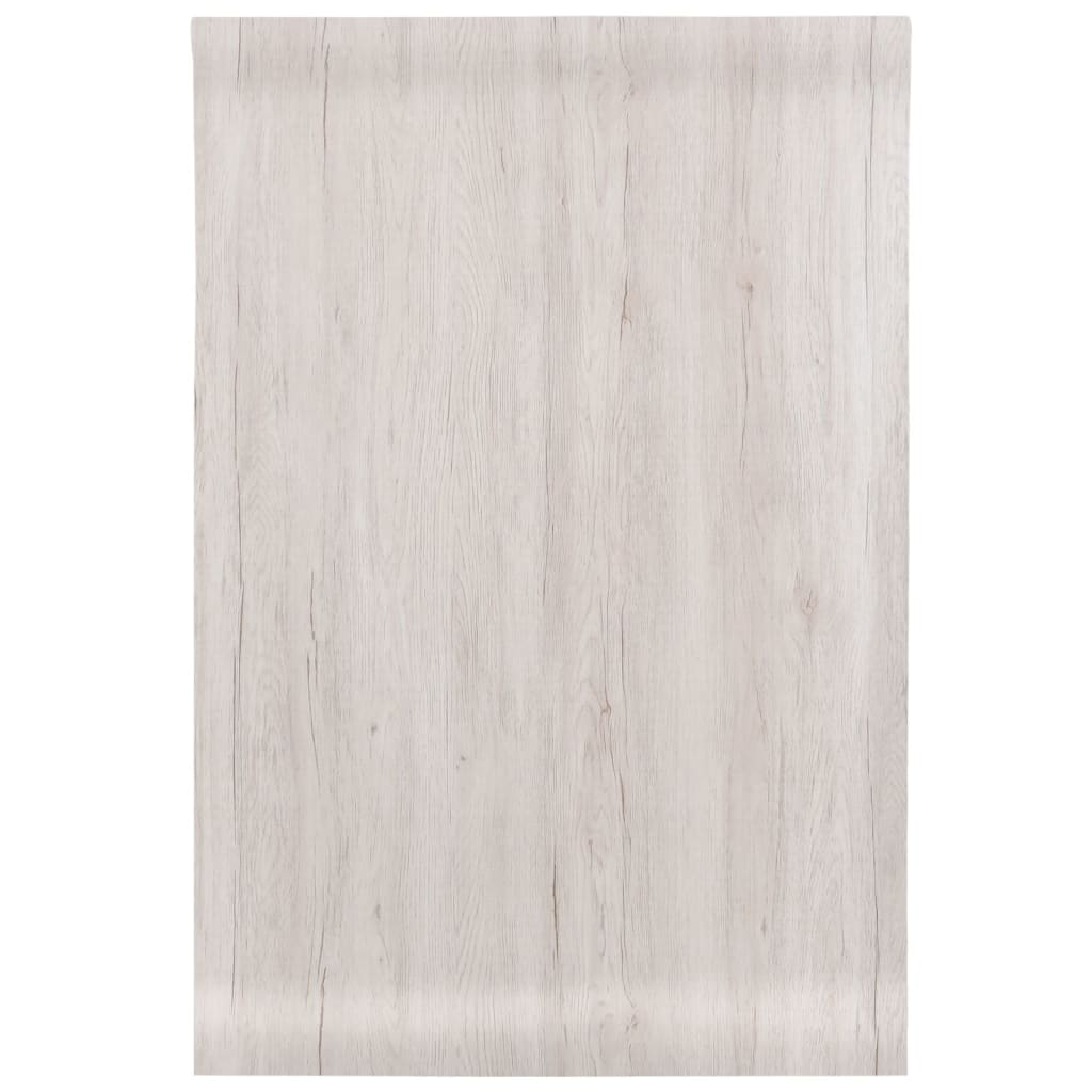 Vidaxl Möbelöl Selbstadhäsiv 90 x 500 cm PVC Holz Look