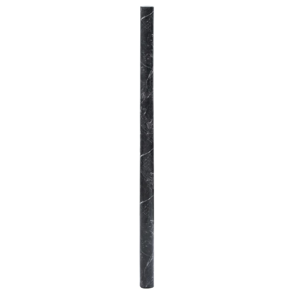 VidaXL Möbelfolie selbstklebend 90x500 cm PVC Marmor schwarz