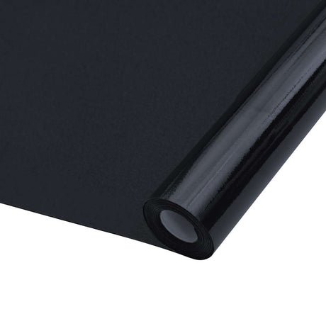 VidaXL Fensterfolien 3 Stück statisch matt PVC Schwarz